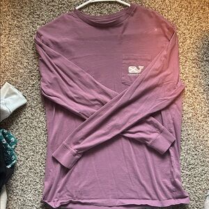 Vineyard Vines Mauve Long Sleeve Tee